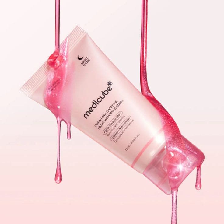 Medicube PDRN Pink Caffeine Night Wrapping Mask (75ml)