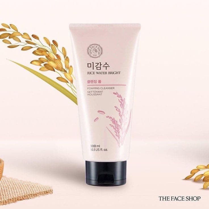 The Face Shop Rice Water Bright Foaming Cleanser 300ml — image 1