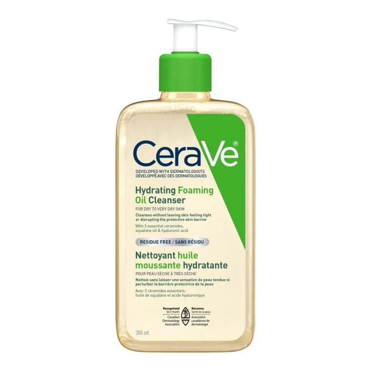CeraVe Hydrating Foaming Oil Cleanser (355ml) — image 1