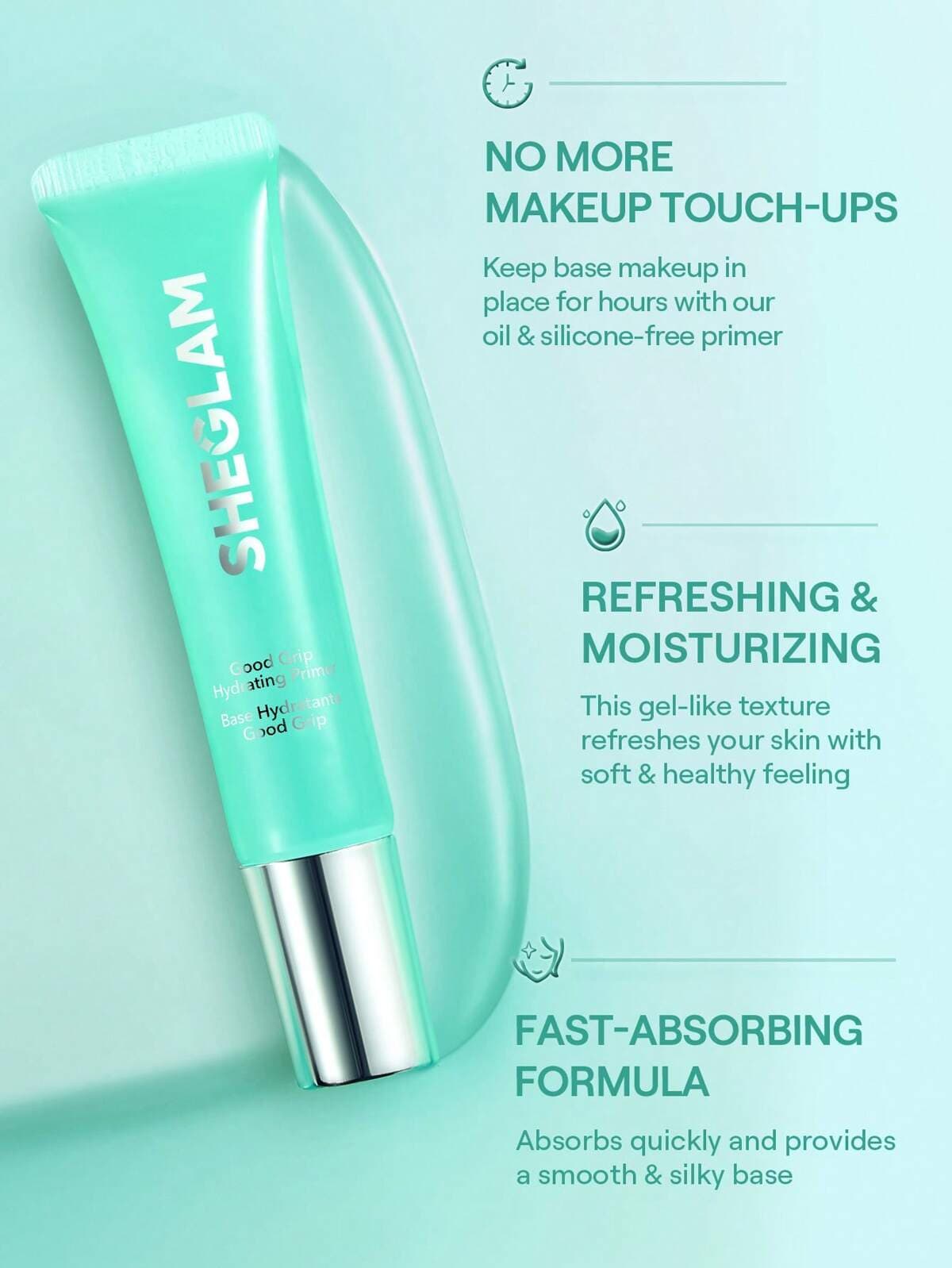 SHEGLAM Good Grip Hydrating Primer Mint Aloe 15ml mini — image 2