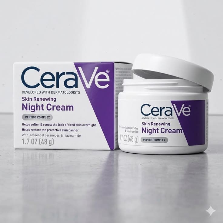 CeraVe Skin Renewing Night Cream (48g) — image 1