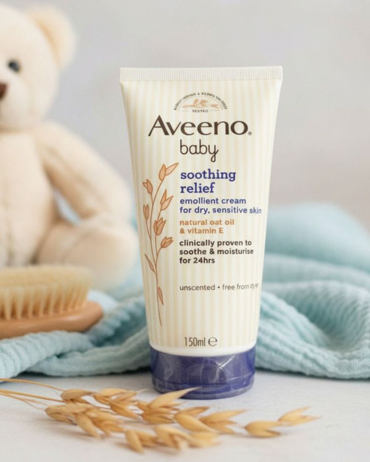aagzckuj0vovumyauz4l.jpg Aveeno Baby Soothing Relief Emollient Cream (150ml) - Image 1