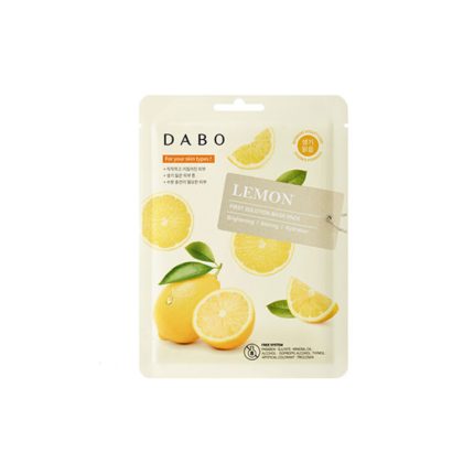 Dabo First Solution Mask Pack (Sheet Mask) – LEMON