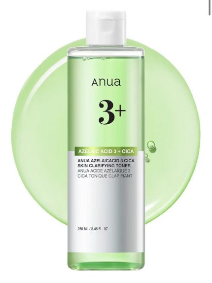 Anua Azelaic Acid 3 Cica Skin Clarifying Toner (250ml)