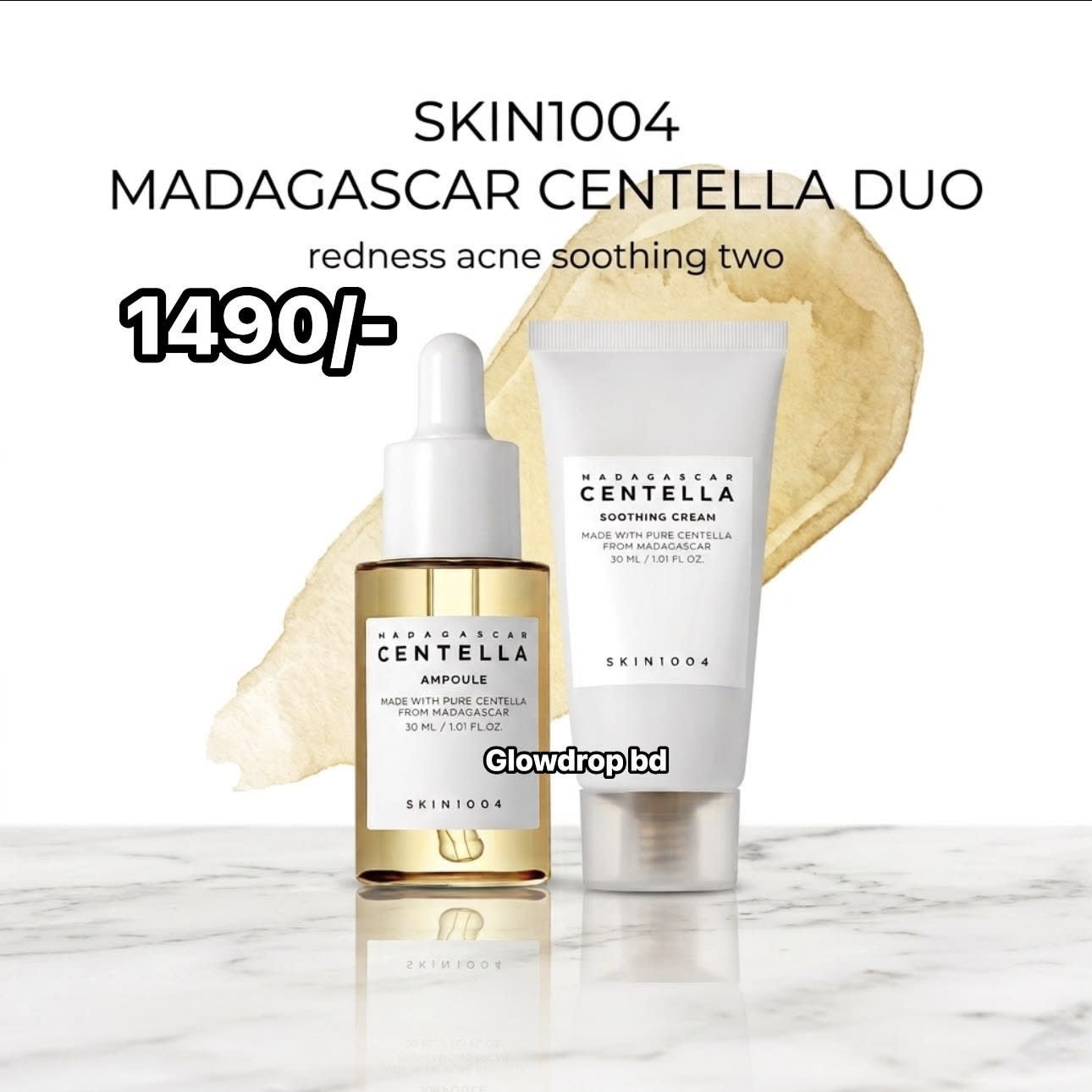 wt9tilkly8g9iudfjumi.jpg SKIN1004 Madagascar Centella Duo for soothing calming: Cream 30ml and Ampoule 30ml - Image 1