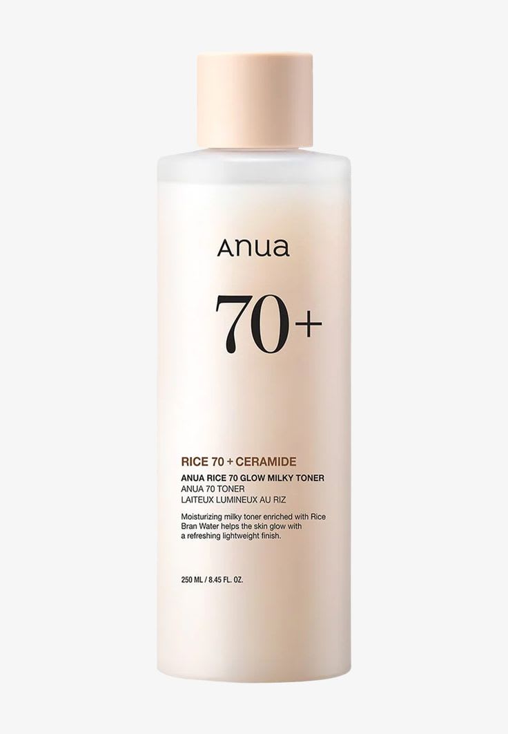 zelwuzztkboidvbugybo.jpg Anua Rice 70 Glow Milky Toner (250ml) - Image 1
