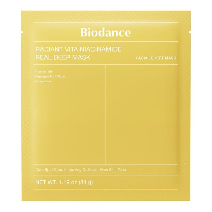 zrfayfg5m3fkeskrdwcu.jpg Biodance Radiant Vita Niacinamide Real Deep Mask 1 piece - Image 1