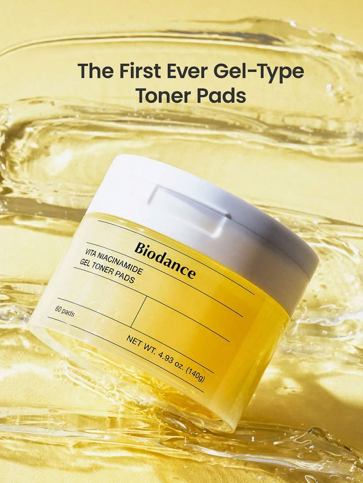d7ed2a18c5e26ed292d5af1278fb29b9 Biodance Vita Niacinamide Gel Toner Pads (60 pads / 140g) - Image 1